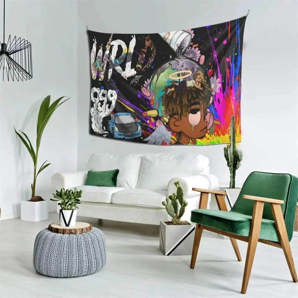 Juice WRLD Rapper Wall Tapestry