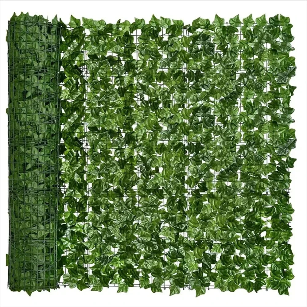 Artificial Green Leaf Fence Screen