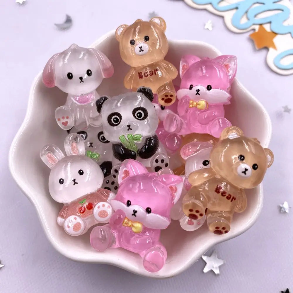 Kawaii Resin Animal Cabochons