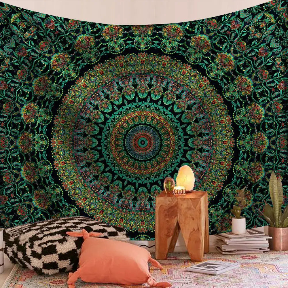 Bohemian Mandala Wall Tapestry