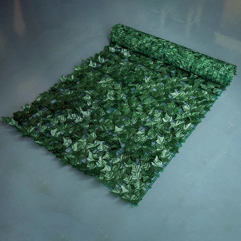 Artificial Green Leaf Fence Screen