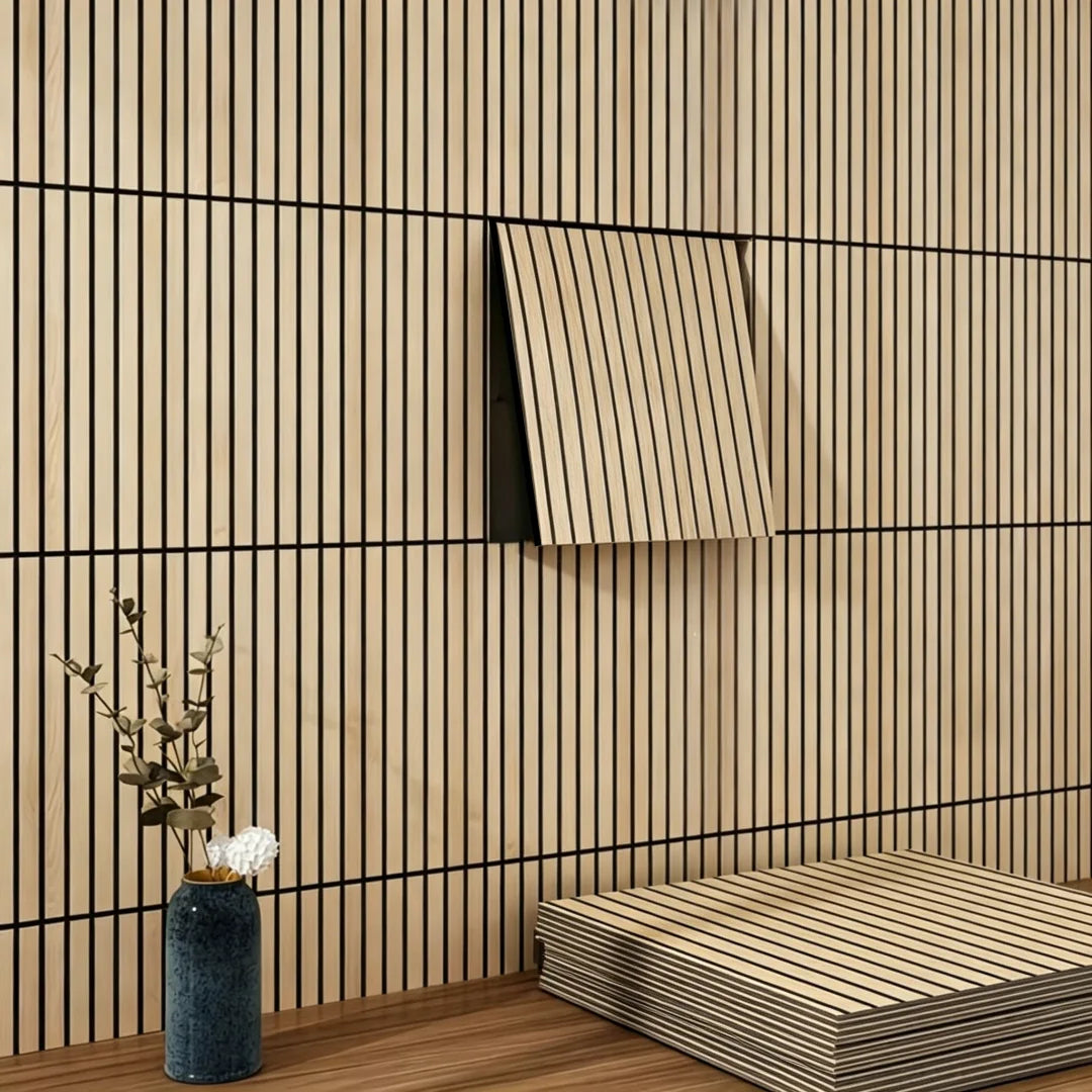 Peel Stick Wood Slat Panels