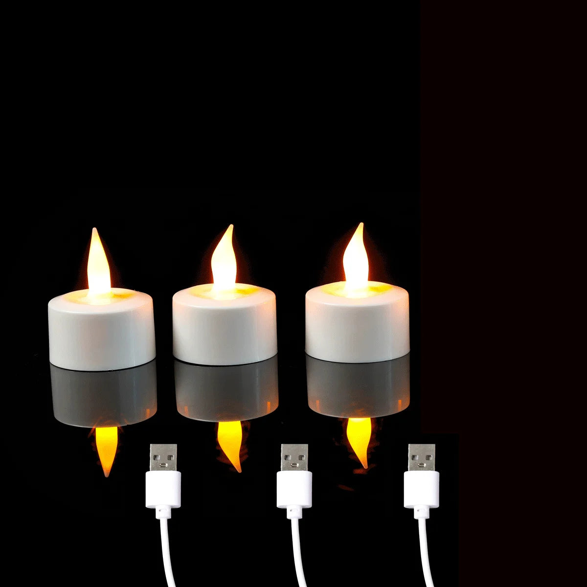 Rechargeable Flameless LED Tea Lights