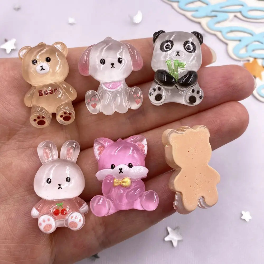 Kawaii Resin Animal Cabochons