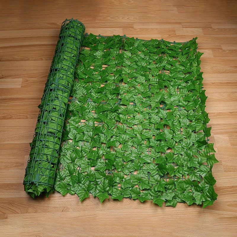 Artificial Green Leaf Fence Screen
