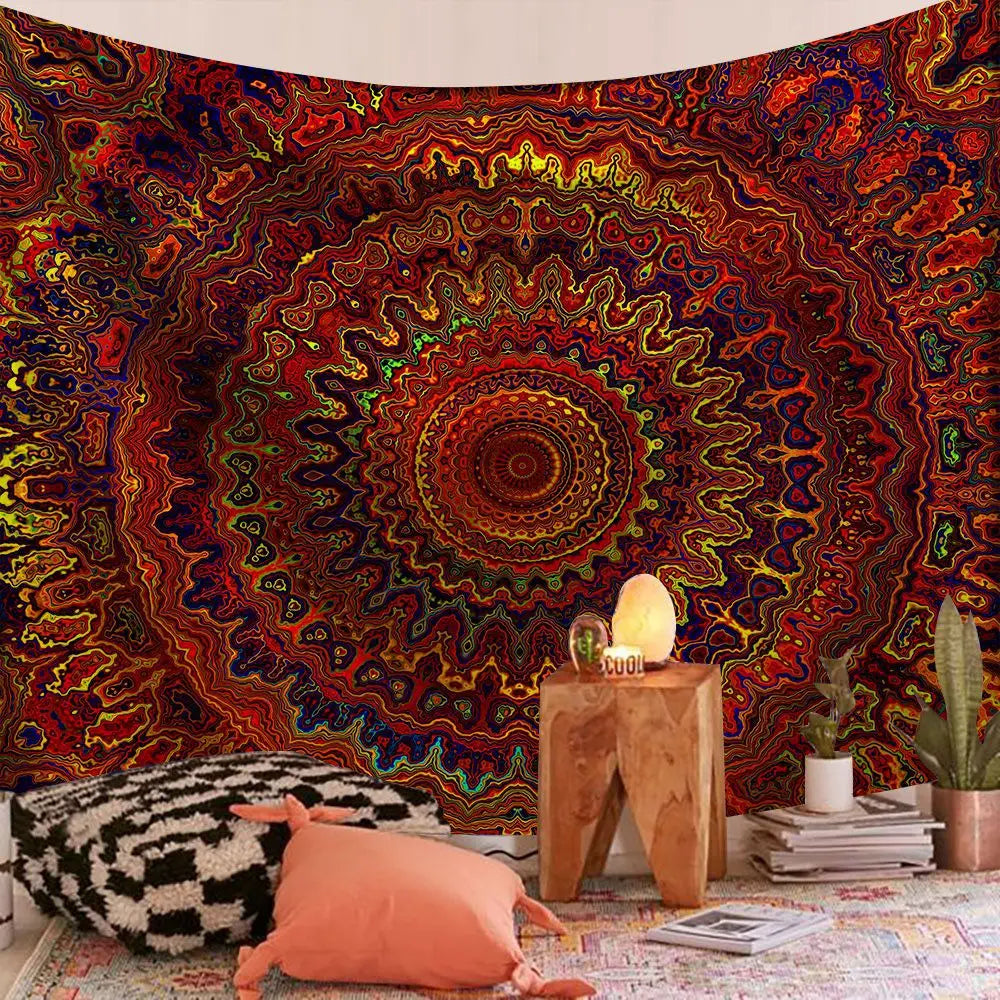 Bohemian Mandala Wall Tapestry