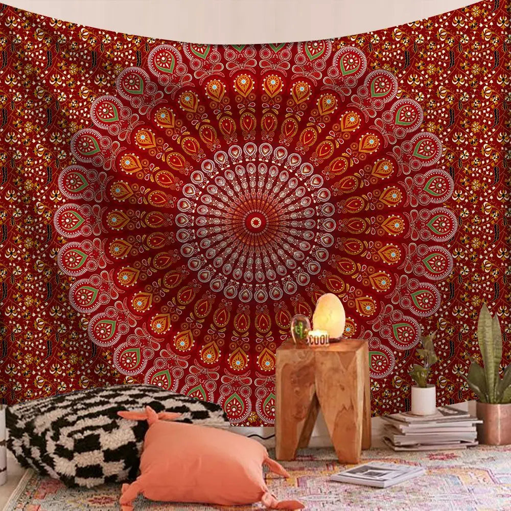 Bohemian Mandala Wall Tapestry
