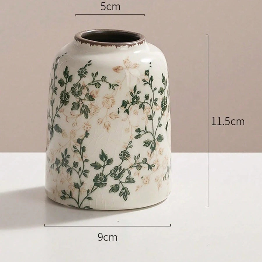 Handmade Ice Crackle Ceramic Vase