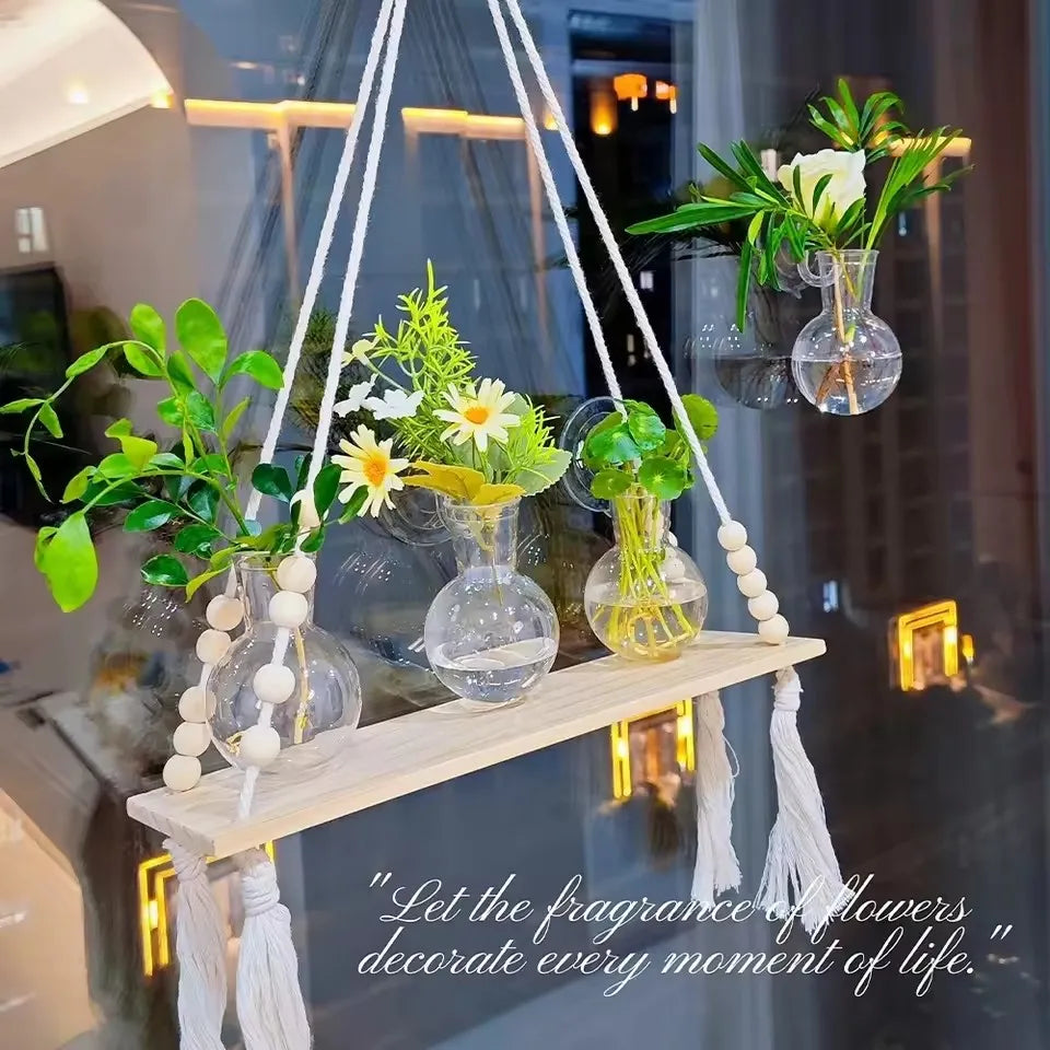 Wall Hanging Glass Terrarium Vase