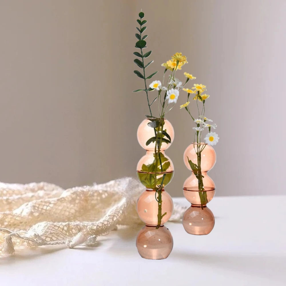 Modern Bubble Glass Flower Vase