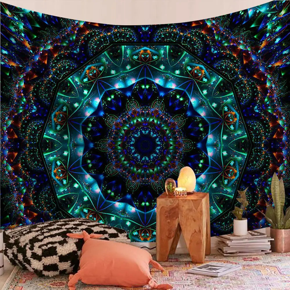 Bohemian Mandala Wall Tapestry