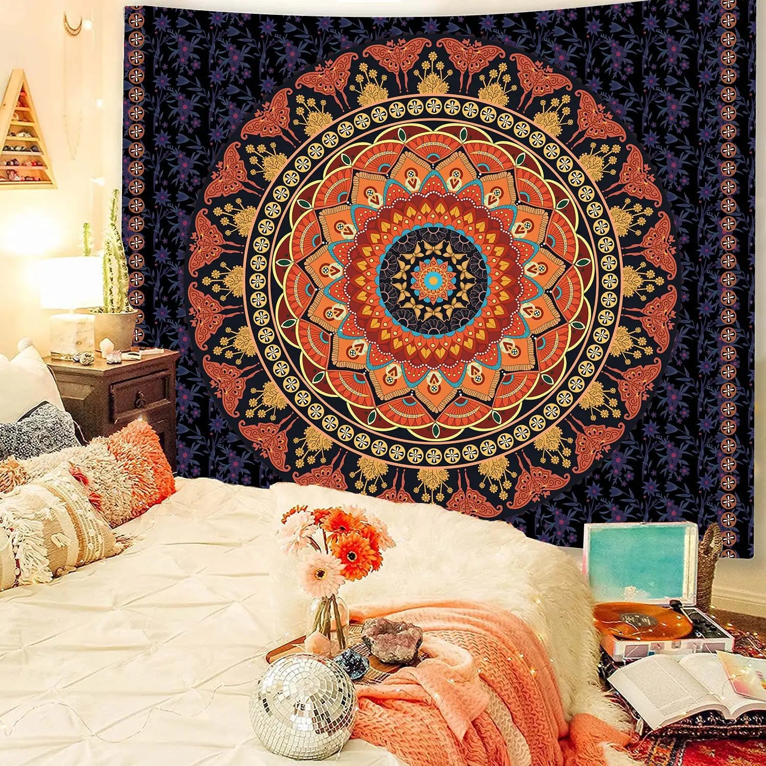 Bohemian Mandala Wall Tapestry