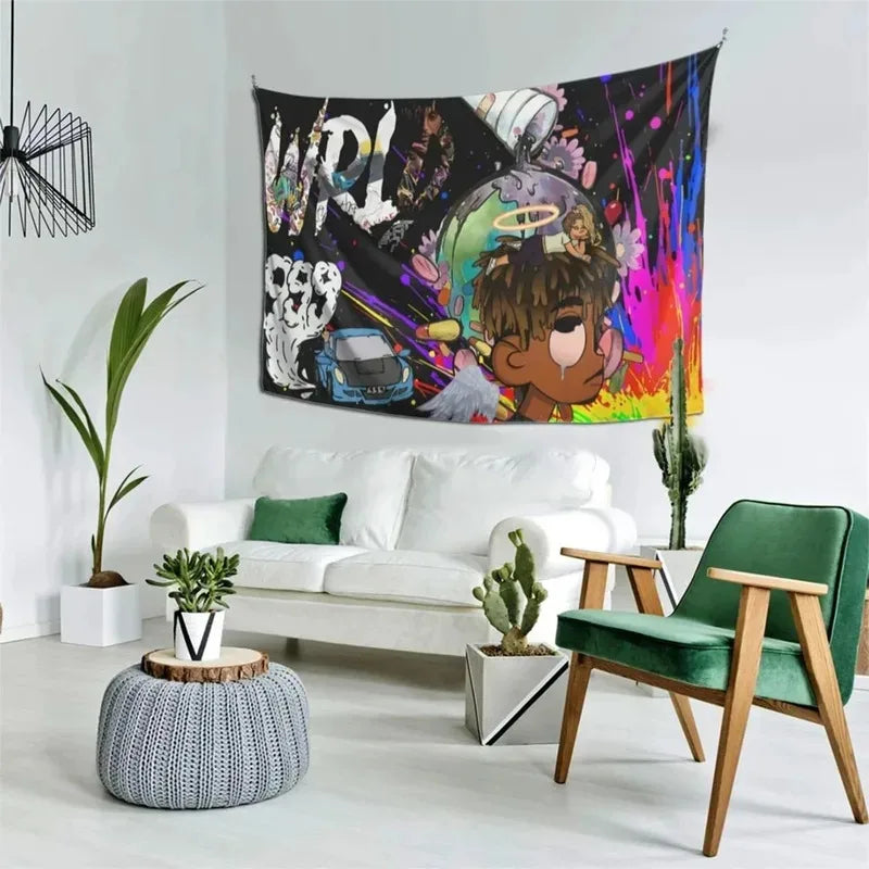 Juice WRLD Rapper Wall Tapestry