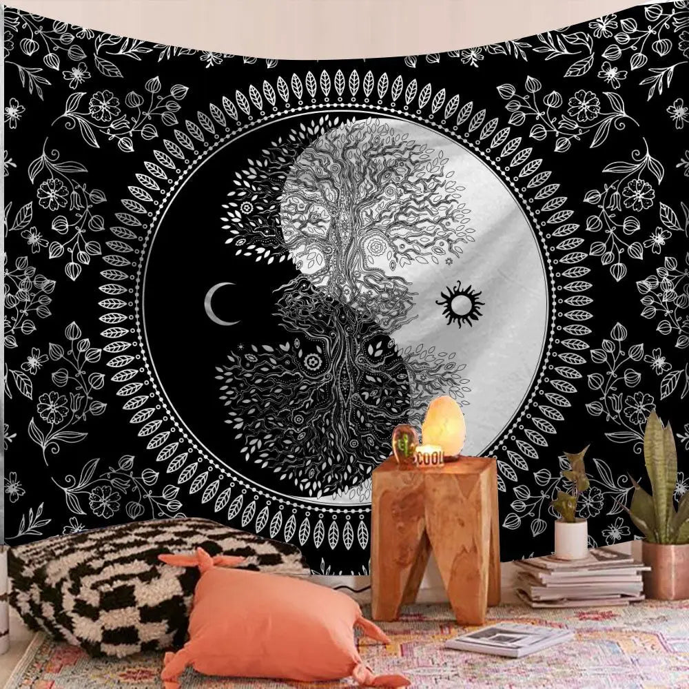 Bohemian Mandala Wall Tapestry